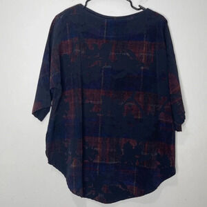MSquare Neetu Malik Black Stretch Oversized Modern Designer Tunic Top